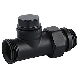 Lockshield valve single connection straight - design