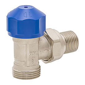 Thermostat and return valve - Angled design