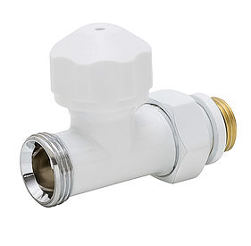 Thermostatic valve single connection straight - design