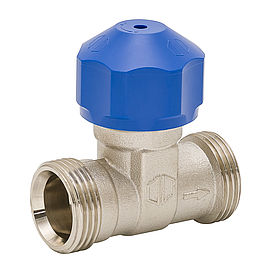 Thermostatic and return valve Euro cone - straight
