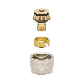 Compression fitting for Pex and Pex-Al pipes