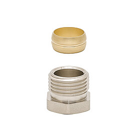 Compression fitting for Cu 15 x 1