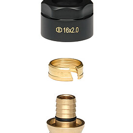 Compression fittings - Pex and Pex-Al pipes