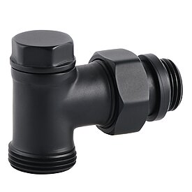 Lockshield valve single connection angle - design