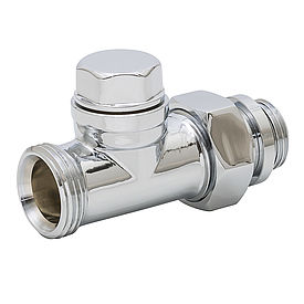 Lockshield valve single connection straight - design