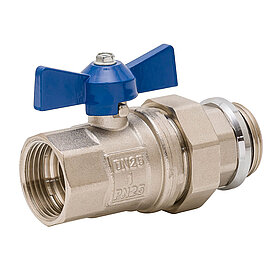 Ball valve DN 25 straight