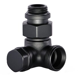 Lockshield valve corner design - Left